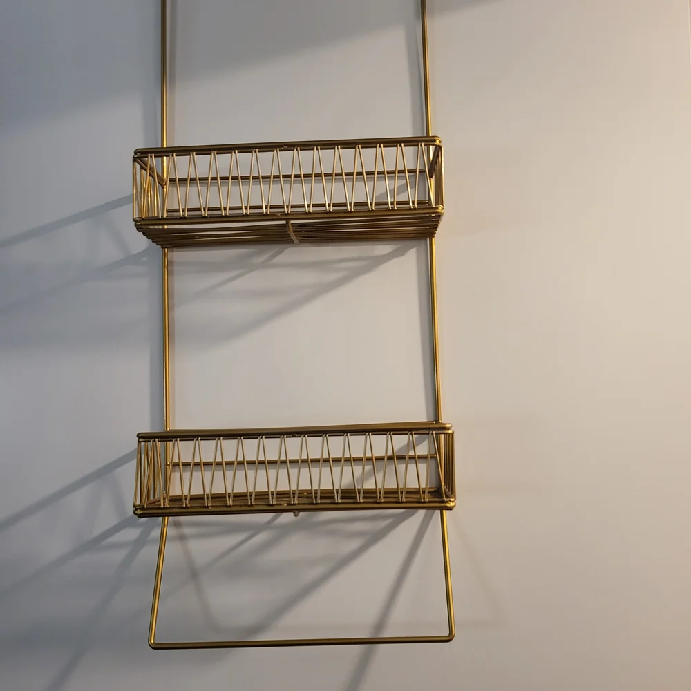 Elegant Gold Shower Caddy